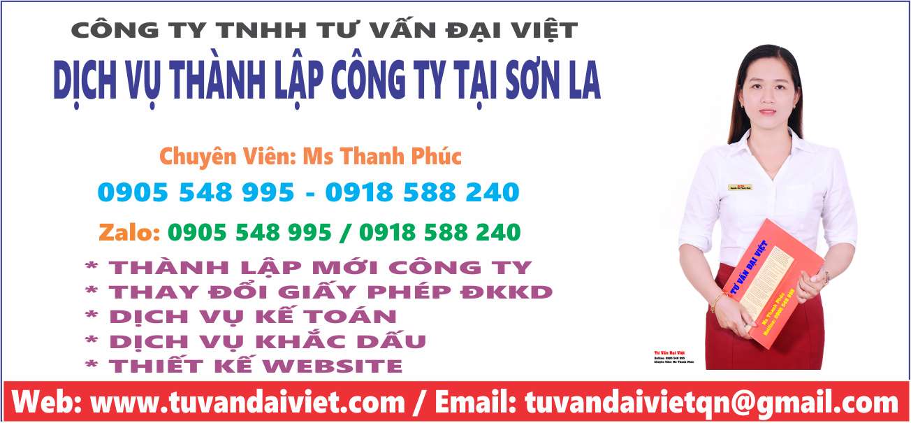 Dịch vụ làm giấy phép đăng ký kinh doanh tại Sơn La