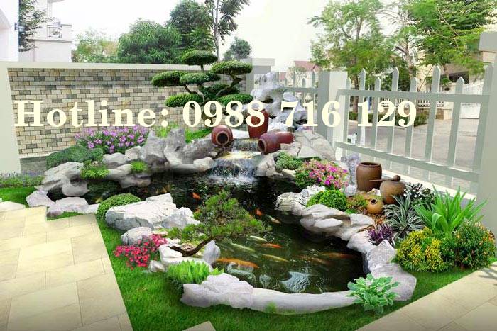 Thiết kế thi công tiểu cảnh sân vườn tại Sông Mã