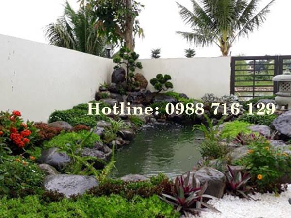 Thiết kế thi công tiểu cảnh sân vườn tại Sông Mã